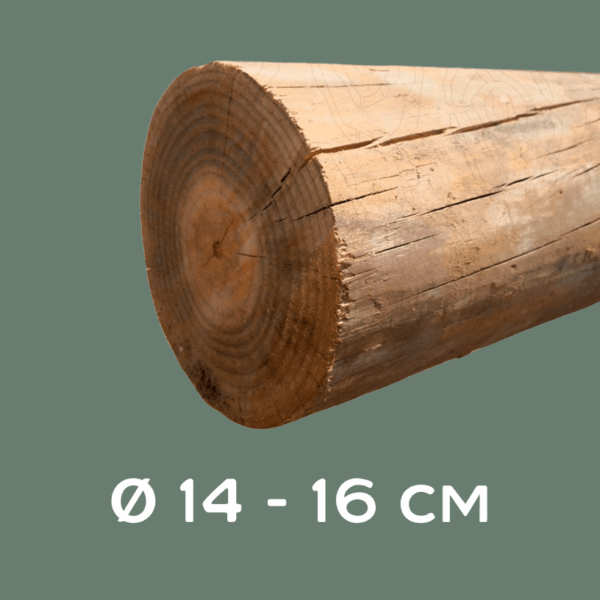 Postes Impregnados CCA Ø 14-16 cm | Largos de 2,5 a 7 m