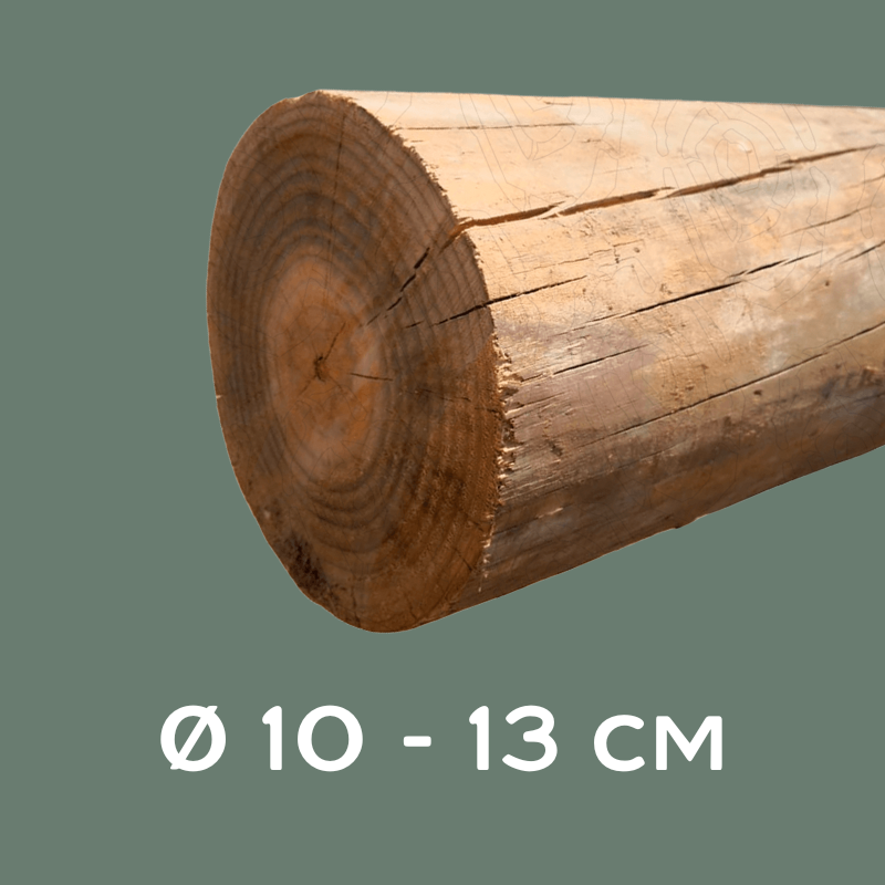 Postes Impregnados CCA Ø 10-13 cm | Largos de 2,5 a 6 m